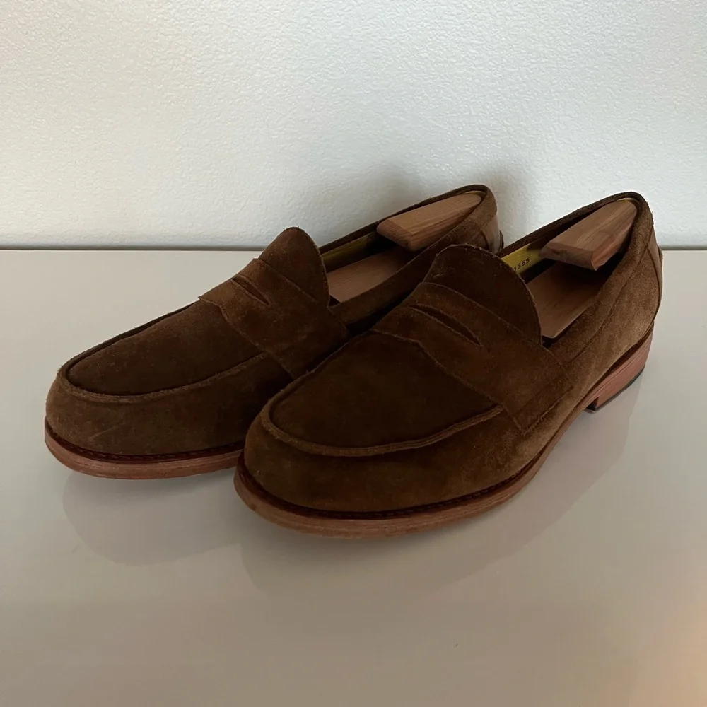 3Sixteen & Blackstock & Weber Suede Men's Loafers - Picture 3 of 11
